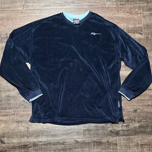 FUBU Dark Blue V-Neck Pullover